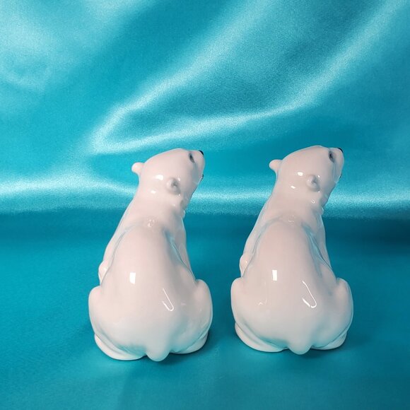 2 POLAR BEARS MATCHING PAIR USSR LOMONSOV - Picture 5 of 10